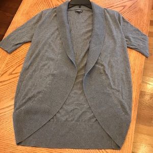 Express short sleeve cardigan medium
